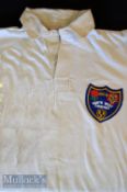 1975-6 Match worn NW Counties v Australia Rugby Jersey: Tony Bond wore this white No. 12 jersey with