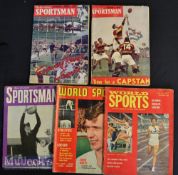 1953-1964 NZ Rugby Magazines & more (5): Copies of the NZ Sportsman from 1953^ 1955 & 1956^ much