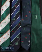 Rugby Ties^ Irish Interest (4): Selection of official neckties to include Irish RFU Centenary 1874-
