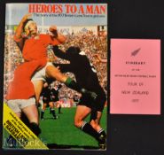 Rare 1977 British & Irish Lions in NZ Rugby Items (2): Not to be found on eBay/Google^ the small