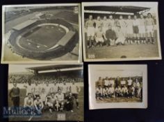 1928 Amsterdam Olympics Photographs - Two photographs of the Uruguayan Football squad^ one of the