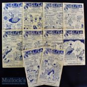 1946/47 Chelsea home football programmes to include Manchester United^ Leeds United^ Charlton