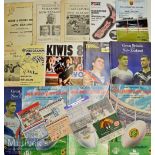 Small Box of NZ Rugby League Programmes/Tickets for Test/Tour (c.40): 34 from the Kiwis in Britain