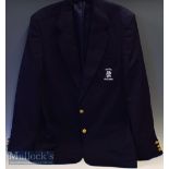 Modern England Schools Rugby Union Blazer: Looks to be XXL^ a dark navy blue example with silver