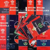 Scotland/Wales Test Rugby Programmes 1956-1998 (25): Great run of 5 Nations games at either