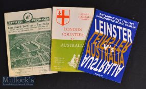 1957-1992 Australia in the British Isles Rugby Programmes (3): The issues from the Wallabies at