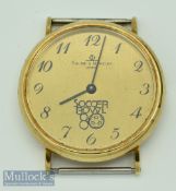 ‘Soccer Bowl 80’ Baume & Mercier 14ct Gold Wristwatch inscribed to reverse ‘Phil Parkes 1980 Top