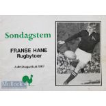 Scarce 1967 France Rugby Tour to S Africa Review Booklet: Glossy landscape-style photographic record