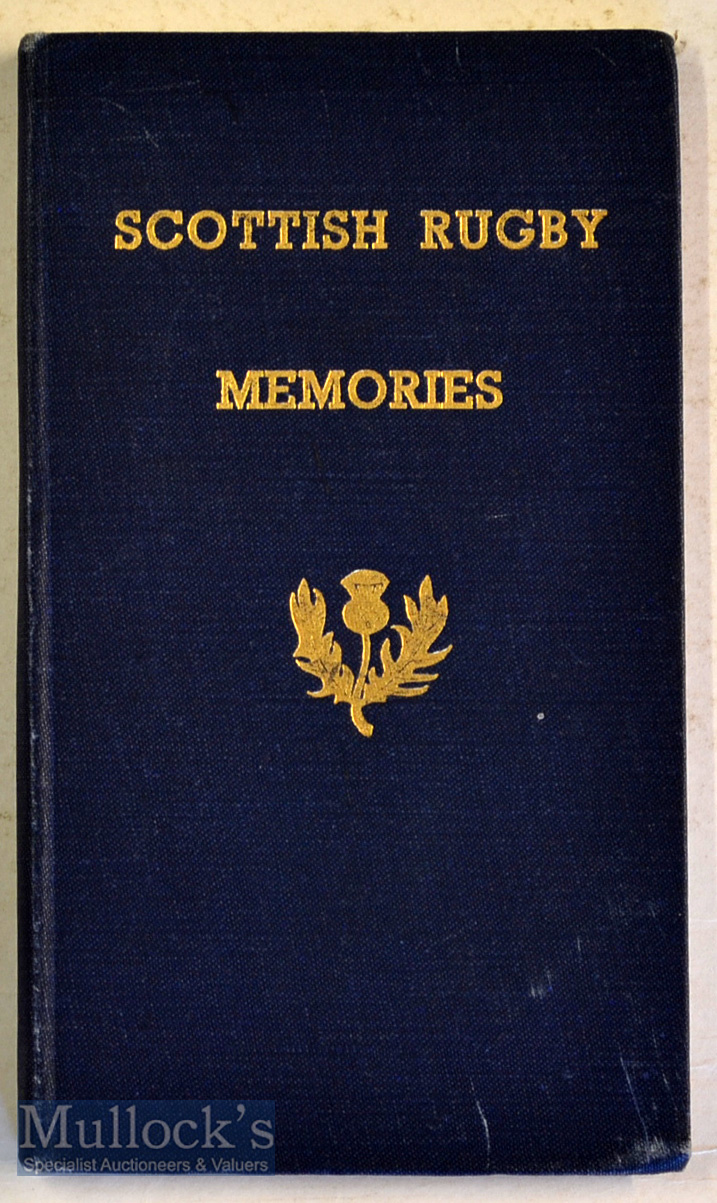 1934-39 Scottish Rugby Memories Rugby Book: First of the well-known series^ this covering the six