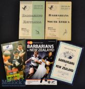 1948-2009 Barbarians v Tourists Rugby Programmes (5): Great history^ issues from games v