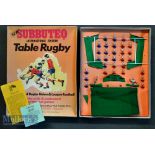 Subbuteo Vintage Rugby Table Top Game^ Boxed: Increasingly sought-after on the nostalgia front^