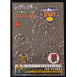 2000 Leopards (SA) v England Rugby Programme: Clean edition for the game against the former W