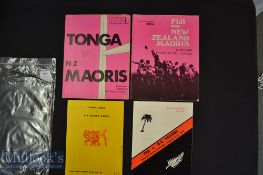 1965/1974/1975 NZ Maori v International Tourist Rugby Programmes (4): Lovely editions for the