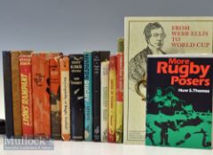 1925-1952 Rugby Book Collection (11): History & instructional volumes in generally good condition to
