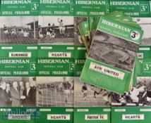 1958 - 1964 Hibernian football programmes: All Homes and clean examples with about 20% having team