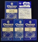 1957/58 Chelsea home programmes to include v Arsenal (Youth Cup) (single sheet)^ Wolverhampton