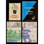 New Zealanders in the British Isles 1963-1982 Rugby Programmes–one signed (4): Grubby but popular