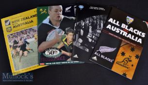 New Zealand Test Rugby Programmes (4): v Australia (3rd Test 1982) & in the Tri Nations 2008 (both