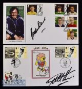 Football Heroes World Cup First Day Cover Signed by Geoff Hurst 1966 – 2006 limited 383/700 together