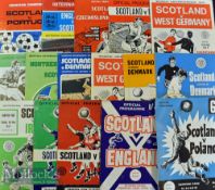 Selection of Scotland International Football Programmes between 1950/60/70s To include England^