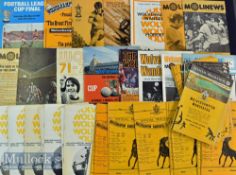 Wolverhampton Wanderers Football Programmes: Home and Away 1952 to 1980 including cup rounds and