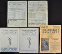 1930s/1947 Vintage Rugby Programmes (5): Four mid-30s issues involving Richmond^ Harlequins^