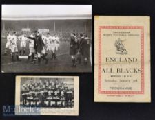 1924-5 New Zealand ‘Invincible’ All Blacks Rugby Selection (3): Special trio^ a rare pirate