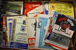 Mixed Selection of 1960s Football Programmes: Featuring Liverpool^ Manchester Utd^ Aston Villa^