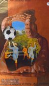 1982 Spain World Cup Football Poster in colour^ measures 95x60cm approx.