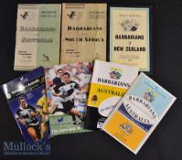 1948-2001 Barbarians v Tourists Rugby Programmes (7): Memorable issues from games v Australia (1st