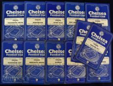 1960/61 Chelsea home football programmes to include Leicester City^ Wolverhampton Wanderers^