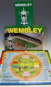 Wembley Football Board Game by Gibsons Games with board^ rules^ cards^ money dice etc^ appears in