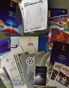 Collection of UEFA European Memorabilia given to journalists including press packs^ passes etc^ team