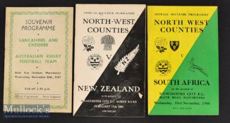 1947-60 North-West Rugby Tour programmes played at Manchester City Maine Road and Belle Vue