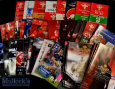 1976-2019 Wales 5/6 Nations & Autumn Test Rugby Programmes (37): A terrific selection across 40+