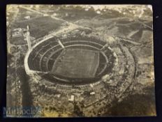 1930 Football World Cup Photograph depicts Centenario Stadium and surroundings during the