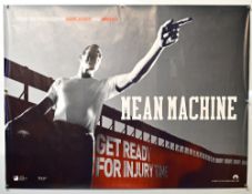 Original Movie/Film Poster Mean Machine 2001 double sided^ by Paramount^ measures 40x30 light