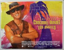 Original Movie/Film Poster Crocodile Dundee in Los Angeles - 40 X 30 Starring Paul Hogan issued by
