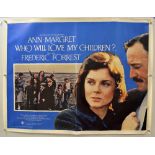 Original Movie/Film Poster Who will Love my Children - 40 X 30 Starring Ann Margret^ Frederick