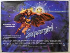 Original Movie/Film Poster Supergirl - 40 X 30 Starring Faye Dunaway^ Helen Slater issued by Rank