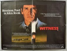 Original Movie/Film Poster Witness - 40 X 30 Starring Harrison Ford issued by Paramount Pictures (