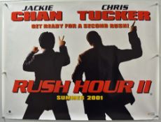 Original Movie/Film Poster & Teaser Rush Hour 2 - 40 X 30 Starring Jackie Chan^ Chris Tucker