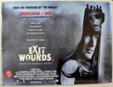 Original Movie/Film Poster Exit Wounds - 40 X 30 Starring Steven Seagal issued by Warner Brothers