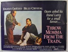 Original Movie/Film Poster Throw Momma from the Train - 40 X 30 Starring Danny De Vito^ Billy