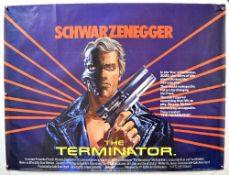 Original Movie/Film Poster The Terminator - 40 X 30 Starring Arnold Schwarzenegger issued by Rank