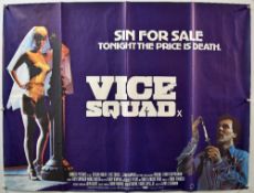 Original Movie/Film Poster Vice Squad - 40 X 30 Starring Gary Swanson issued by Embassy Picture (
