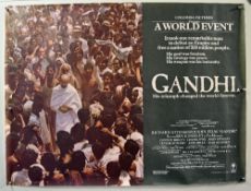 Original Movie/Film Poster Gandhi - 40 X 30 Starring Richard Attenborough’s^ Ben Kingsley^ John