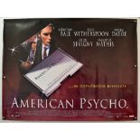 Original Movie/Film Poster American Psycho - 40 X 30 Starring Christian Bale^ Reese Witherspoon by