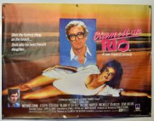 Original Movie/Film Posters Blame It On Rio 1983 measures 40x30 Michael Caine^ Demi Moore^ (tear