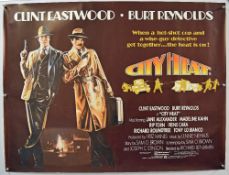 Original Movie/Film Poster City Heat - 40 X 30 Starring Clint Eastwood & Burt Reynolds From Warner